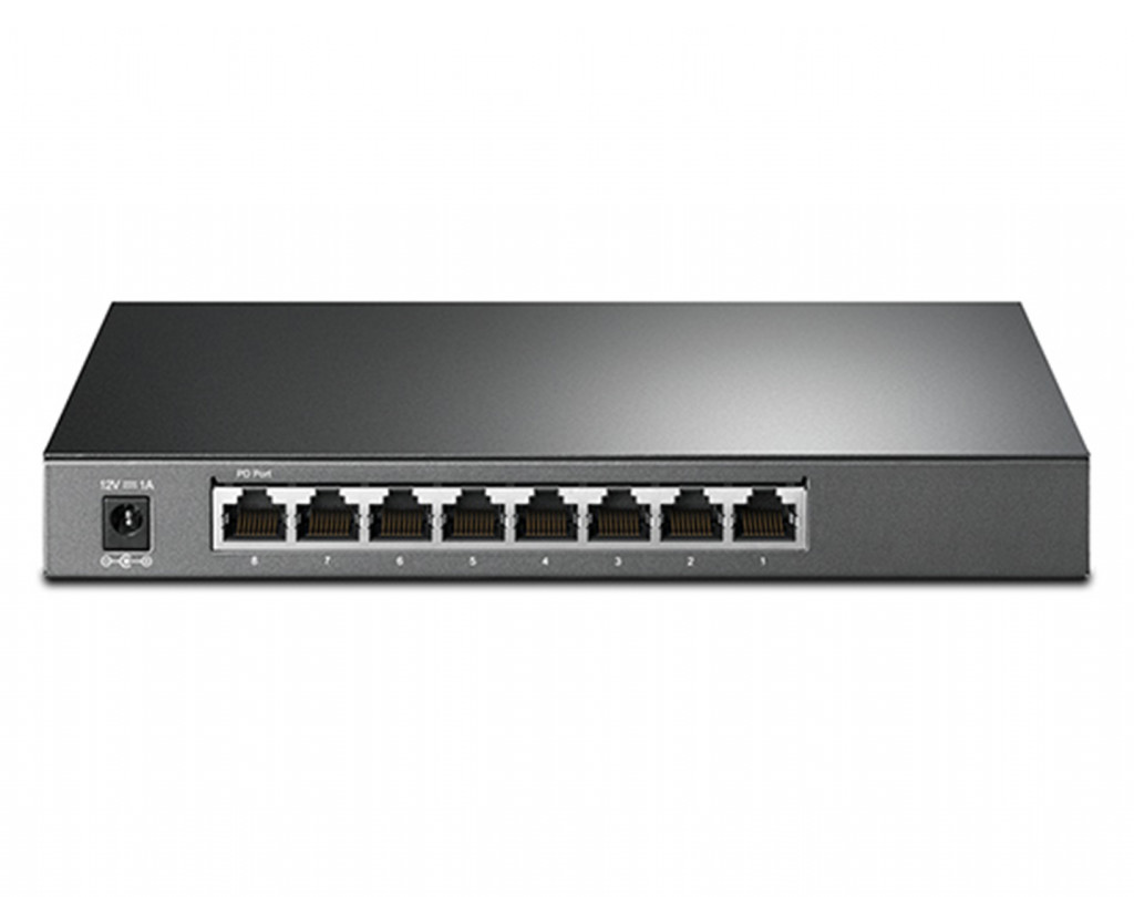 سوئیچ شبکه 8 پورت PoE تی پی لینک مدل T1500G-8T